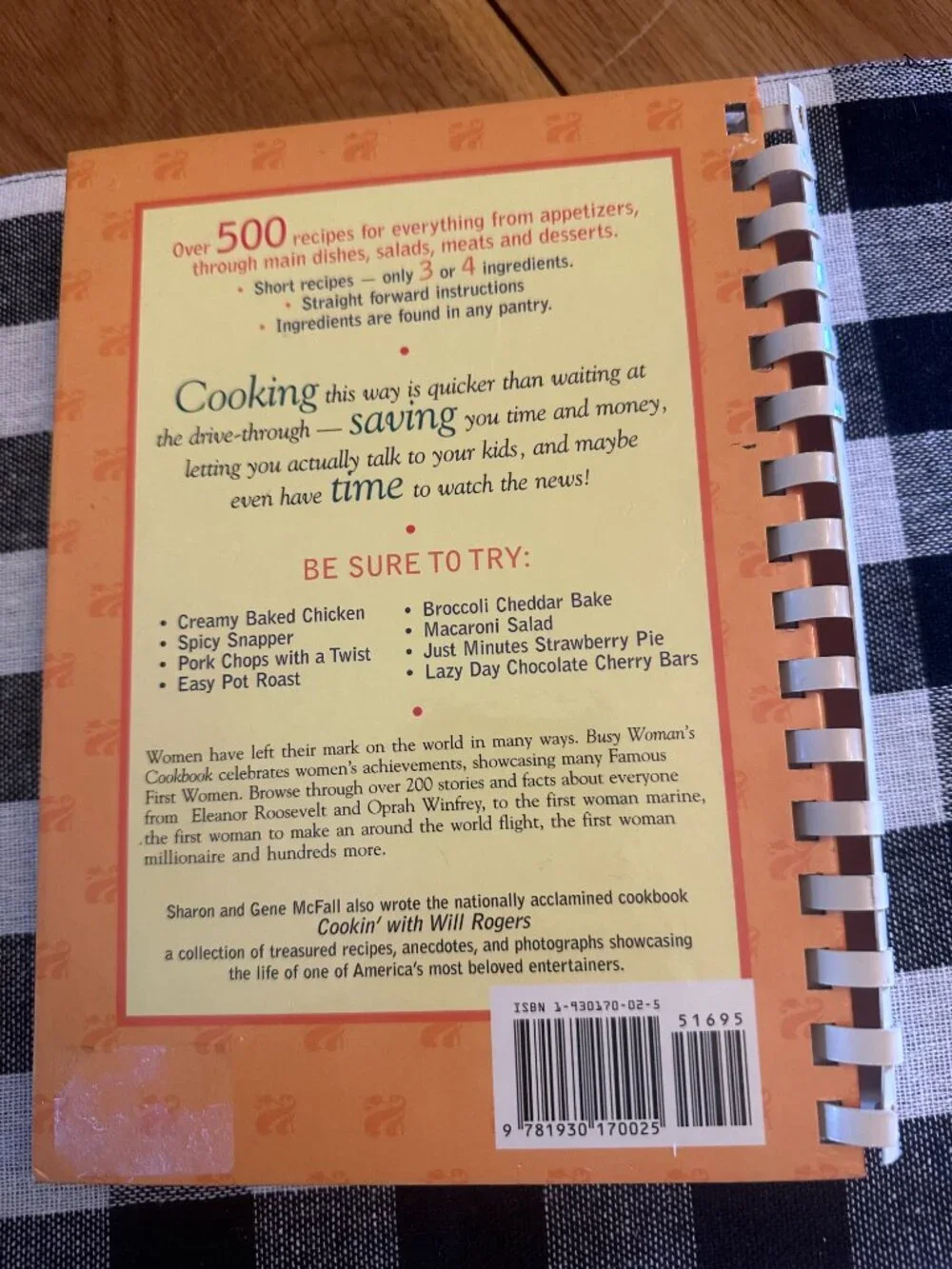 Busy Woman's Cookbook 3 and 4 Ingredient Recipes
